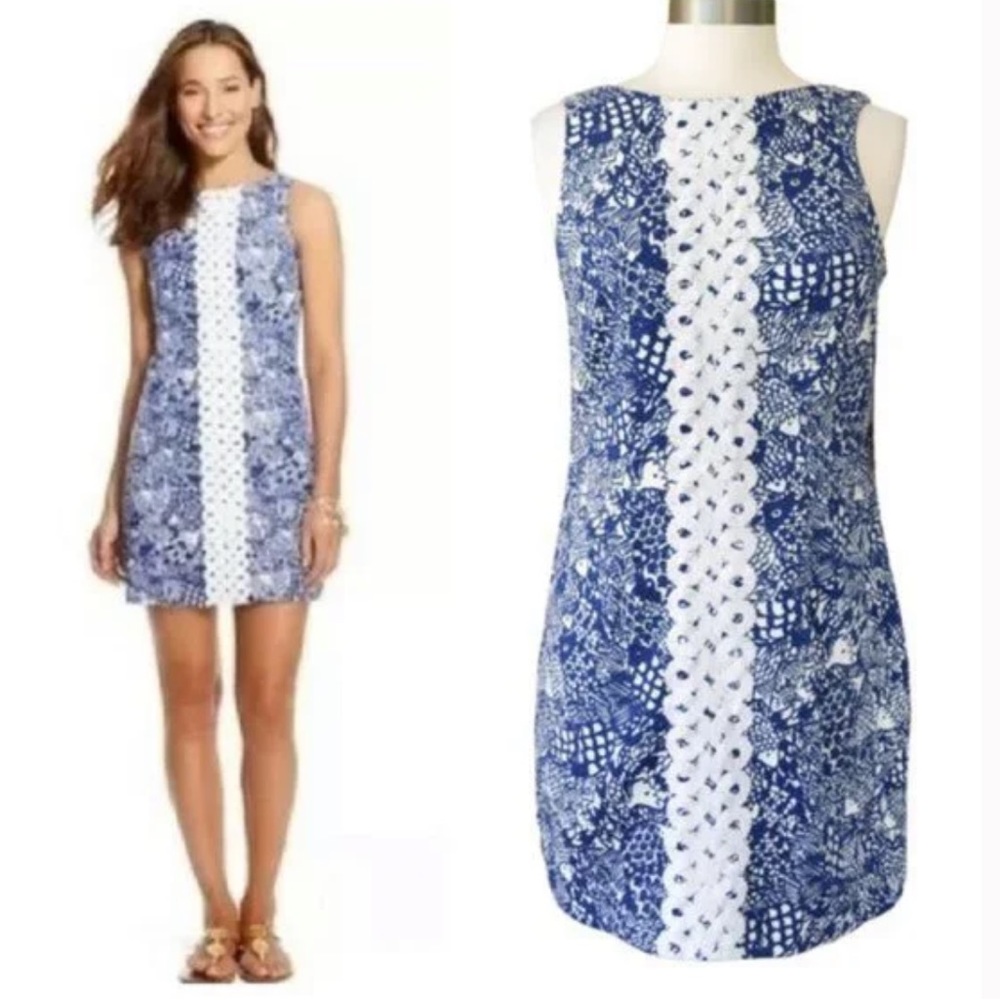 LILLY PULITZER x TARGET - Upstream Navy Dress Size 4